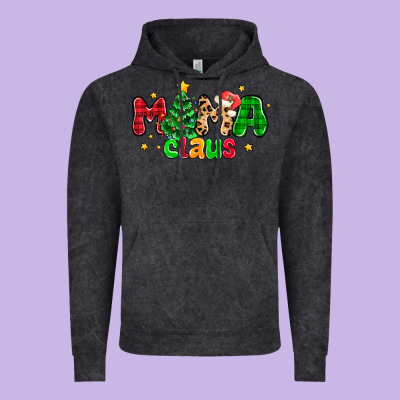 Mama Claus Vintage Hoodie Designed By Nancycooperartshop
