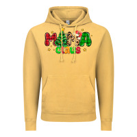 Vintage Mustard mama claus Vintage Hoodie - NancyCooperArtShop