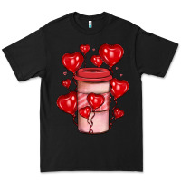 Black valentines day coffee Premium Tee - JahusDesignShop