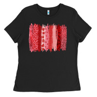 Black valentine's day Ladies Tee - RanaPortraitStore