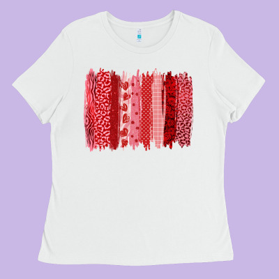 Valentine's Day Ladies Tee Designed By Ranaportraitstore