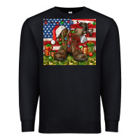 Black Army Veteran Boots Christmas Tumbler 4th of july Premium Sweatshirt - HowdyJamesFarm