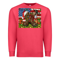 Cardinal Army Veteran Boots Christmas Tumbler 4th of july Premium Sweatshirt - HowdyJamesFarm