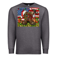 Charcoal Heather Army Veteran Boots Christmas Tumbler 4th of july Premium Sweatshirt - HowdyJamesFarm