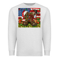 Oatmeal Heather Army Veteran Boots Christmas Tumbler 4th of july Premium Sweatshirt - HowdyJamesFarm