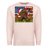 Pale Pink Army Veteran Boots Christmas Tumbler 4th of july Premium Sweatshirt - HowdyJamesFarm