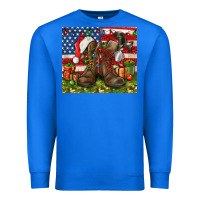 True Royal Army Veteran Boots Christmas Tumbler 4th of july Premium Sweatshirt - HowdyJamesFarm