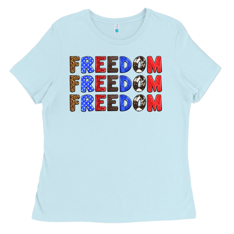 4th Of July Freedom Ladies Tee by HRA Design Shop | Teevron