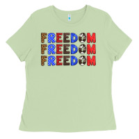 Matcha 4th of july freedom Ladies Tee - HRA Design Shop