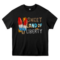 Black sweet land of liberty Heavy Core Tee - RacoonDesign