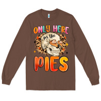 Chestnut only here for the pies Long Sleeve Tee - MaliasSmallBusiness