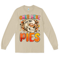 Mushroom only here for the pies Long Sleeve Tee - MaliasSmallBusiness