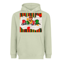 Matcha juneteenth black power Heavyweight Hoodie - TumblerDesignByShophia