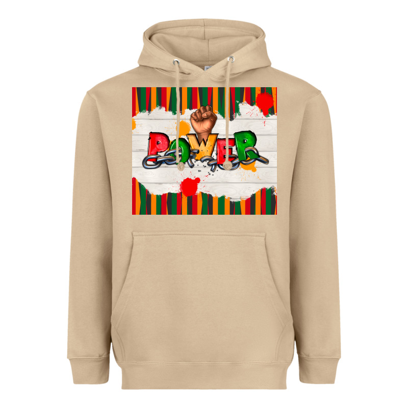 Juneteenth Black Power Heavyweight Hoodie by TumblerDesignByShophia | Teevron