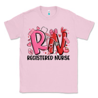Bubblegum Pink rn registered nurse valentines day Classic Tee - MaliasSmallBusiness