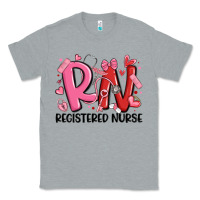 Heather Grey rn registered nurse valentines day Classic Tee - MaliasSmallBusiness