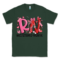 Sports Green rn registered nurse valentines day Classic Tee - MaliasSmallBusiness