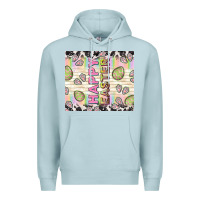 Blue Mist happy easter with cowhide Premium Hoodie - TumblerDesignByShophia