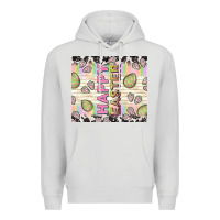 Dove Grey happy easter with cowhide Premium Hoodie - TumblerDesignByShophia
