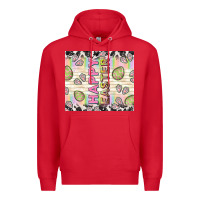 Red happy easter with cowhide Premium Hoodie - TumblerDesignByShophia