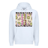 White happy easter with cowhide Premium Hoodie - TumblerDesignByShophia