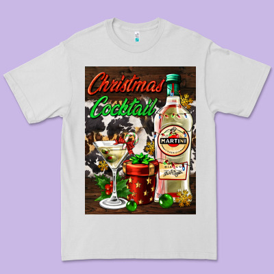 Christmas Cocktail Martini  Air Freshener Premium Tee Designed By Adodesignshop