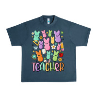 Midnight Navy teacher bunny's Urban Heavy Tee - MaliasSmallBusiness