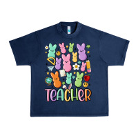 Navy teacher bunny's Urban Heavy Tee - MaliasSmallBusiness