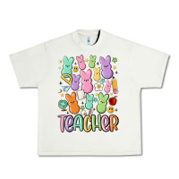 Pistachio teacher bunny's Urban Heavy Tee - MaliasSmallBusiness