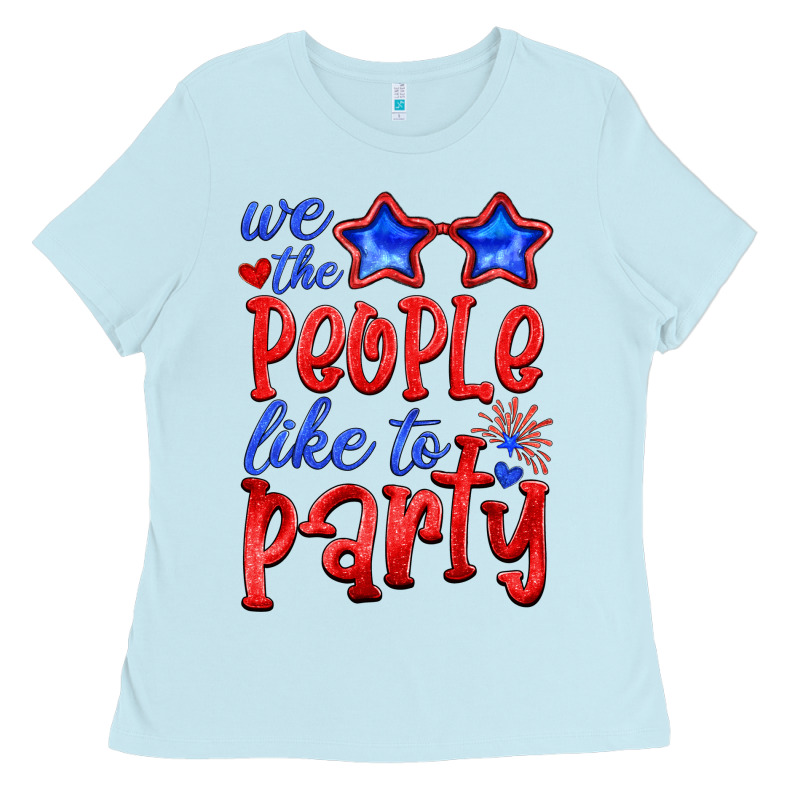 We People Like The Party Ladies Tee by HRA Design Shop | Teevron