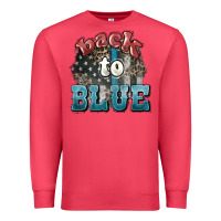 Cardinal Back to blue 4th of july Premium Sweatshirt - HowdyJamesFarm