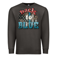 Smoke Back to blue 4th of july Premium Sweatshirt - HowdyJamesFarm