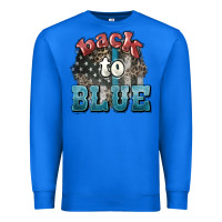 True Royal Back to blue 4th of july Premium Sweatshirt - HowdyJamesFarm