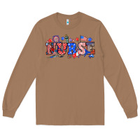 Toasted Coconut 4th of july nurse Long Sleeve Tee - NancyCooperArtShop