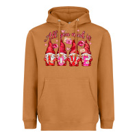 Meerkat All you need is love gnomies Valentine's Day Heavyweight Hoodie - HowdyJamesFarm
