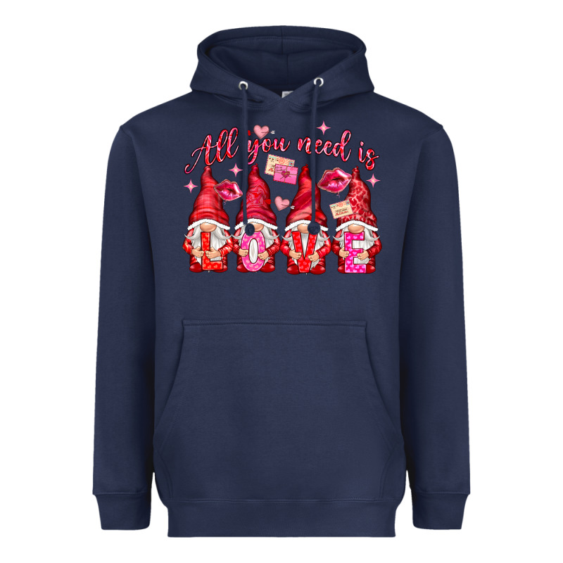 All You Need Is Love Gnomies Valentine's Day Heavyweight Hoodie by HowdyJamesFarm | Teevron