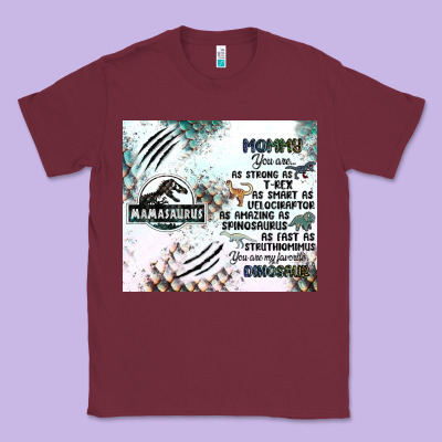 Don't Mess With Mamasaurus Classic Tee Designed By Jahusdesignshop