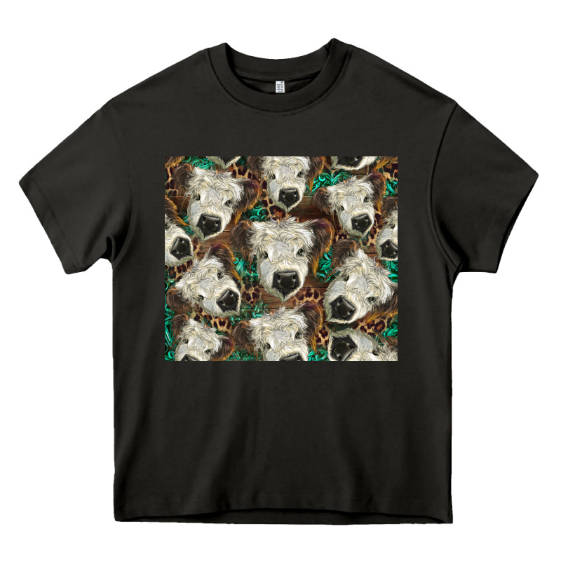 White Scottish Calf Heavy Core Tee by BarkalooDesign | Teevron