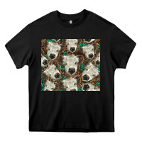 Black white Scottish calf Heavy Core Tee - BarkalooDesign