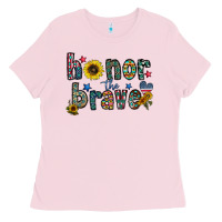 Honor The Brave Ladies Tee | Teevron