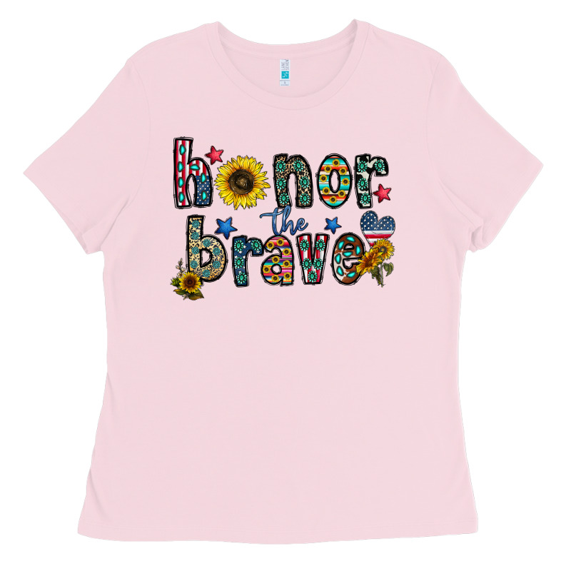 Honor The Brave Ladies Tee by CowhideDigitalArt | Teevron
