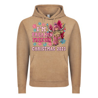 Vintage Coffee i'm freakin freezin christmas 2023 Vintage Hoodie - NancyCooperArtShop