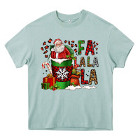 Arona fa la la la la christmas santa claus coffee cup Heavy Core Tee - FaDigitalArtStudio