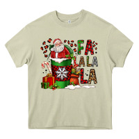 Mossy fa la la la la christmas santa claus coffee cup Heavy Core Tee - FaDigitalArtStudio