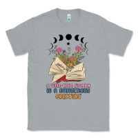 Heather Grey a well read woman is a dangerous creature Classic Tee - MaliasSmallBusiness
