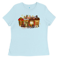 Baby Blue lawyer coffee drink Ladies Tee - RacoonDesign