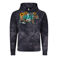 Cloud Black mama bear sunflowers leopard cowhide mother's day Vintage Hoodie - Jasminsmagicworld