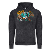 Vintage Black mama bear sunflowers leopard cowhide mother's day Vintage Hoodie - Jasminsmagicworld