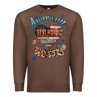 Chestnut American heart southern soul Premium Sweatshirt - HowdyJamesFarm
