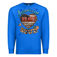True Royal American heart southern soul Premium Sweatshirt - HowdyJamesFarm